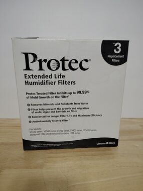 Protec PWF2AM Humidifier Wick Drum Filter Replacements 2 Pack New Open Box Of 2